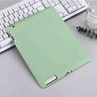 Solid Color Liquid Silicone Dropproof Full Coverage Protective Case For iPad 4 / 3 / 2(Green) - 2