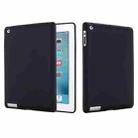 Solid Color Liquid Silicone Dropproof Full Coverage Protective Case For iPad 4 / 3 / 2(Black) - 1