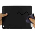 Solid Color Liquid Silicone Dropproof Full Coverage Protective Case For iPad 4 / 3 / 2(Black) - 6
