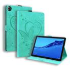 For Huawei MediaPad M5 Lite 8 / Honor Tab 5 Love Butterfly Pattern Horizontal Flip Leather Case with Holder(Green) - 1