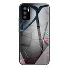 For Xiaomi Redmi Note 10 5G Colorful Painted Glass Shockproof Protective Case(Technology Rhombusology Rhombus) - 1