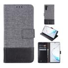 For Galaxy Note 10 MUXMA MX102 Horizontal Flip Canvas Leather Case with Stand & Card Slot & Wallet Function(Black) - 1