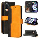 For OPPO Realme 8 / 8 Pro Business Stitching-Color Horizontal Flip PU Leather Case with Holder & Card Slots & Photo Frame & Lanyard(Orange) - 1