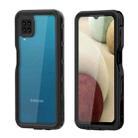 For Samsung Galaxy A12 RedPepper Transparent Dot Shockproof Waterproof PC + TPU Protective Case(Black) - 1