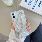 For iPhone 11 Pro Aurora Rhomboid TPU Shockproof Wrist Bracelet Chain Case (Transparent) - 1