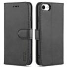 AZNS Skin Feel Calf Texture Horizontal Flip Leather Case with Card Slots & Holder & Wallet For iPhone 6(Black) - 1