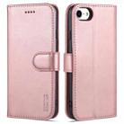 AZNS Skin Feel Calf Texture Horizontal Flip Leather Case with Card Slots & Holder & Wallet For iPhone 6(Rose Gold) - 1