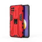 For Samsung Galaxy M12 Supersonic PC + TPU Shock-proof Protective Case with Holder(Red) - 1