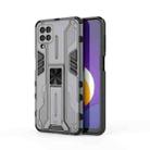 For Samsung Galaxy M12 Supersonic PC + TPU Shock-proof Protective Case with Holder(Gray) - 1