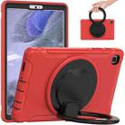 Shockproof TPU + PC Protective Case with 360 Degree Rotation Foldable Handle Grip Holder & Pen Slot For Samsung Galaxy Tab A7 Lite T220(Red) - 1