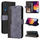 For Samsung Galaxy A50 / A30s / A50s Business Stitching-Color Horizontal Flip PU Leather Case with Holder & Card Slots & Photo Frame(Grey) - 1