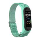 For Xiaomi Mi Band 6 / 5 / 4 / 3 Wavy Texture 8-shaped Buckle Watch Band(Sea Green) - 1