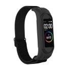 For Xiaomi Mi Band 6 / 5 / 4 / 3 Wavy Texture 8-shaped Buckle Watch Band(Black) - 1