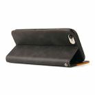 For iPhone SE 2022 / SE 2020 / 8 / 7 Business Stitching-Color Horizontal Flip PU Leather Case with Holder & Card Slots & Photo Frame(Orange) - 4