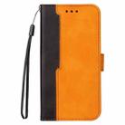 For Xiaomi Redmi Note 9T / Note 9 5G Business Stitching-Color Horizontal Flip PU Leather Case with Holder & Card Slots & Photo Frame(Orange) - 2