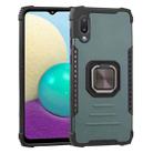 For Samsung Galaxy A02 / M02 Fierce Warrior Series Armor All-inclusive Shockproof Aluminum Alloy + TPU Protective Case with Ring Holder(Green) - 1