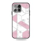 Frosted Fashion Marble Shockproof  TPU Protective Case For iPhone 13 mini(White Block) - 1