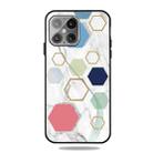 Frosted Fashion Marble Shockproof  TPU Protective Case For iPhone 13 mini(More Six-sided Rows) - 1