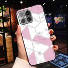 Frosted Fashion Marble Shockproof  TPU Protective Case For iPhone 13(White Block) - 2