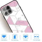 Frosted Fashion Marble Shockproof  TPU Protective Case For iPhone 13(White Block) - 4