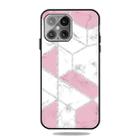 For iPhone 13 Pro Frosted Fashion Marble Shockproof  TPU Protective Case (White Block) - 1