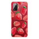 For Samsung Galaxy A02s EU Version Colored Drawing Clear TPU Protective Cases(Love Strawberry) - 1