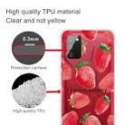 For Samsung Galaxy A02s EU Version Colored Drawing Clear TPU Protective Cases(Love Strawberry) - 4