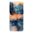 For OnePlus Nord CE 5G Marble Pattern Shockproof TPU Protective Case(Abstract Blue) - 1