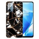 For OnePlus Nord N200 5G Marble Pattern Shockproof TPU Protective Case(Rhombus Black) - 1