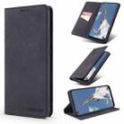 For Samsung Galaxy A02s TAOKKIM Retro Matte PU Horizontal Flip Leather Case with Holder & Card Slots(Black) - 1