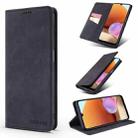 For Samsung Galaxy A32 4G / A32 Lite TAOKKIM Retro Matte PU Horizontal Flip Leather Case with Holder & Card Slots(Black) - 1