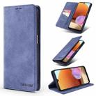 For Samsung Galaxy A32 4G / A32 Lite TAOKKIM Retro Matte PU Horizontal Flip Leather Case with Holder & Card Slots(Blue) - 1