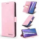 For Samsung Galaxy Note20 TAOKKIM Retro Matte PU Horizontal Flip Leather Case with Holder & Card Slots(Pink) - 1