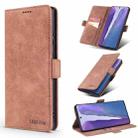 For Samsung Galaxy Note20 Ultra TAOKKIM Retro Matte PU Horizontal Flip Leather Case with Holder & Card Slots(Brown) - 1