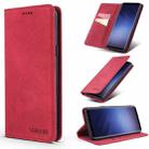 For Samsung Galaxy S9 TAOKKIM Retro Matte PU Horizontal Flip Leather Case with Holder & Card Slots(Red) - 1