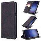 For Samsung Galaxy S9 TAOKKIM Retro Matte PU Horizontal Flip Leather Case with Holder & Card Slots(Black) - 1