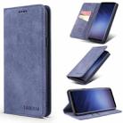 For Samsung Galaxy S9 TAOKKIM Retro Matte PU Horizontal Flip Leather Case with Holder & Card Slots(Blue) - 1