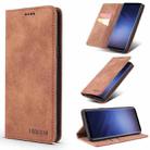 For Samsung Galaxy S9+ TAOKKIM Retro Matte PU Horizontal Flip Leather Case with Holder & Card Slots(Brown) - 1
