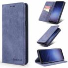 For Samsung Galaxy S9+ TAOKKIM Retro Matte PU Horizontal Flip Leather Case with Holder & Card Slots(Blue) - 1