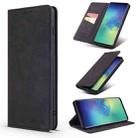 For Samsung Galaxy S10 TAOKKIM Retro Matte PU Horizontal Flip Leather Case with Holder & Card Slots(Black) - 1