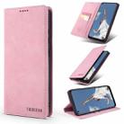 For Samsung Galaxy S20 FE TAOKKIM Retro Matte PU Horizontal Flip Leather Case with Holder & Card Slots(Pink) - 1