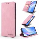 For Xiaomi Mi 10T Lite 5G TAOKKIM Retro Matte PU Horizontal Flip Leather Case with Holder & Card Slots(Pink) - 1