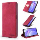 For Xiaomi Redmi 9T / Poco M3 TAOKKIM Retro Matte PU Horizontal Flip Leather Case with Holder & Card Slots(Red) - 1