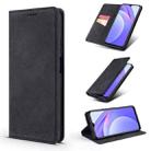 For Xiaomi Redmi Note 10S / Note 10 4G TAOKKIM Retro Matte PU Horizontal Flip Leather Case with Holder & Card Slots(Black) - 1