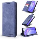 For Xiaomi Redmi Note 10 Pro / Note 10 Pro Max TAOKKIM Retro Matte PU Horizontal Flip Leather Case with Holder & Card Slots(Blue) - 1
