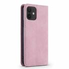 For iPhone 12 Pro Max TAOKKIM Retro Matte PU Horizontal Flip Leather Case with Holder & Card Slots(Pink) - 3