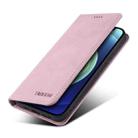 For iPhone 12 Pro Max TAOKKIM Retro Matte PU Horizontal Flip Leather Case with Holder & Card Slots(Pink) - 6