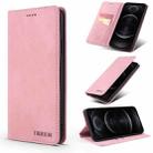 For iPhone 11 TAOKKIM Retro Matte PU Horizontal Flip Leather Case with Holder & Card Slots (Pink) - 1