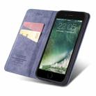 TAOKKIM Retro Matte PU Horizontal Flip Leather Case with Holder & Card Slots For iPhone 6 Plus & 6s Plus(Blue) - 4