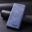 TAOKKIM Retro Matte PU Horizontal Flip Leather Case with Holder & Card Slots For iPhone 6 Plus & 6s Plus(Blue) - 7